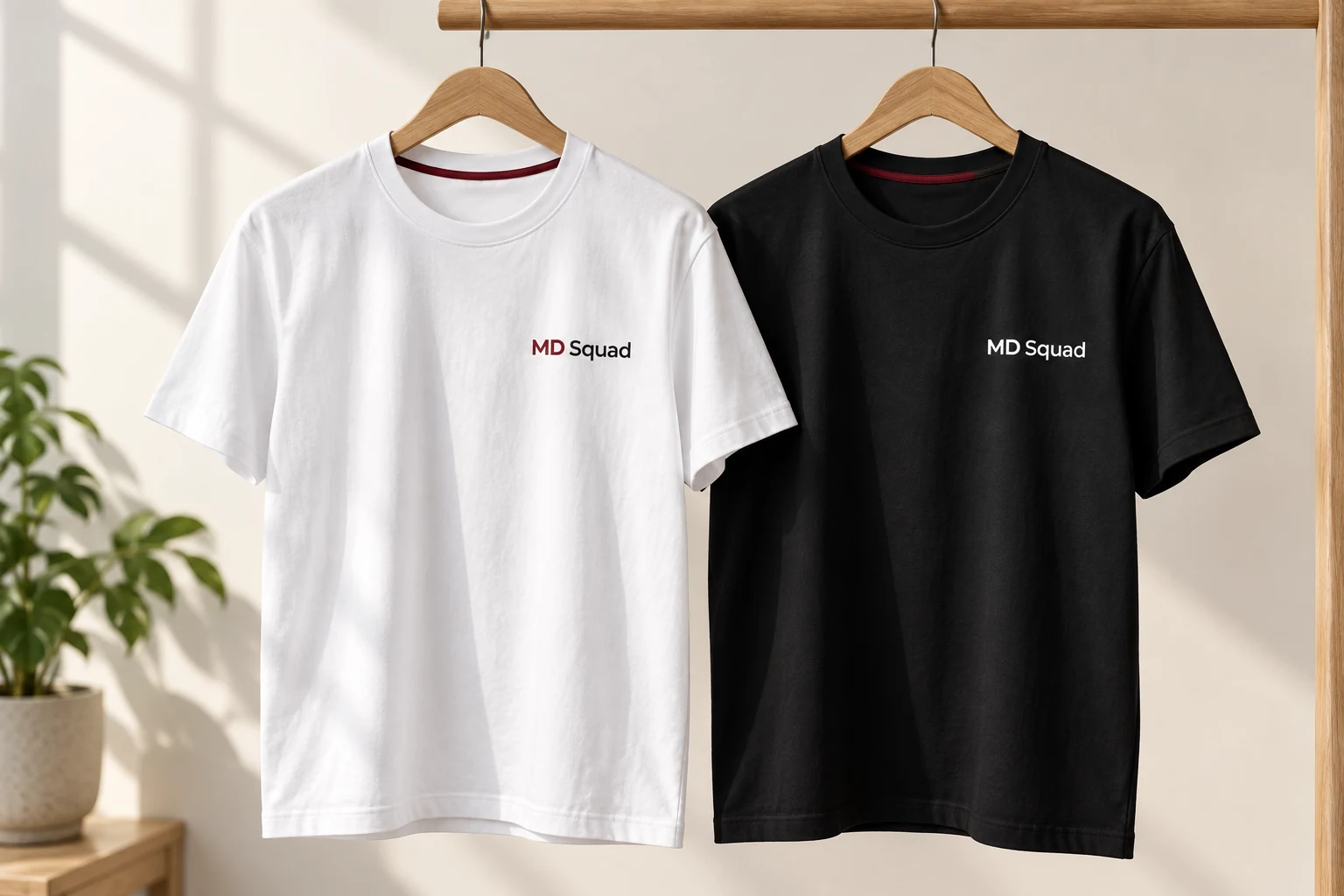 Mockup MD Squad: Camisetas